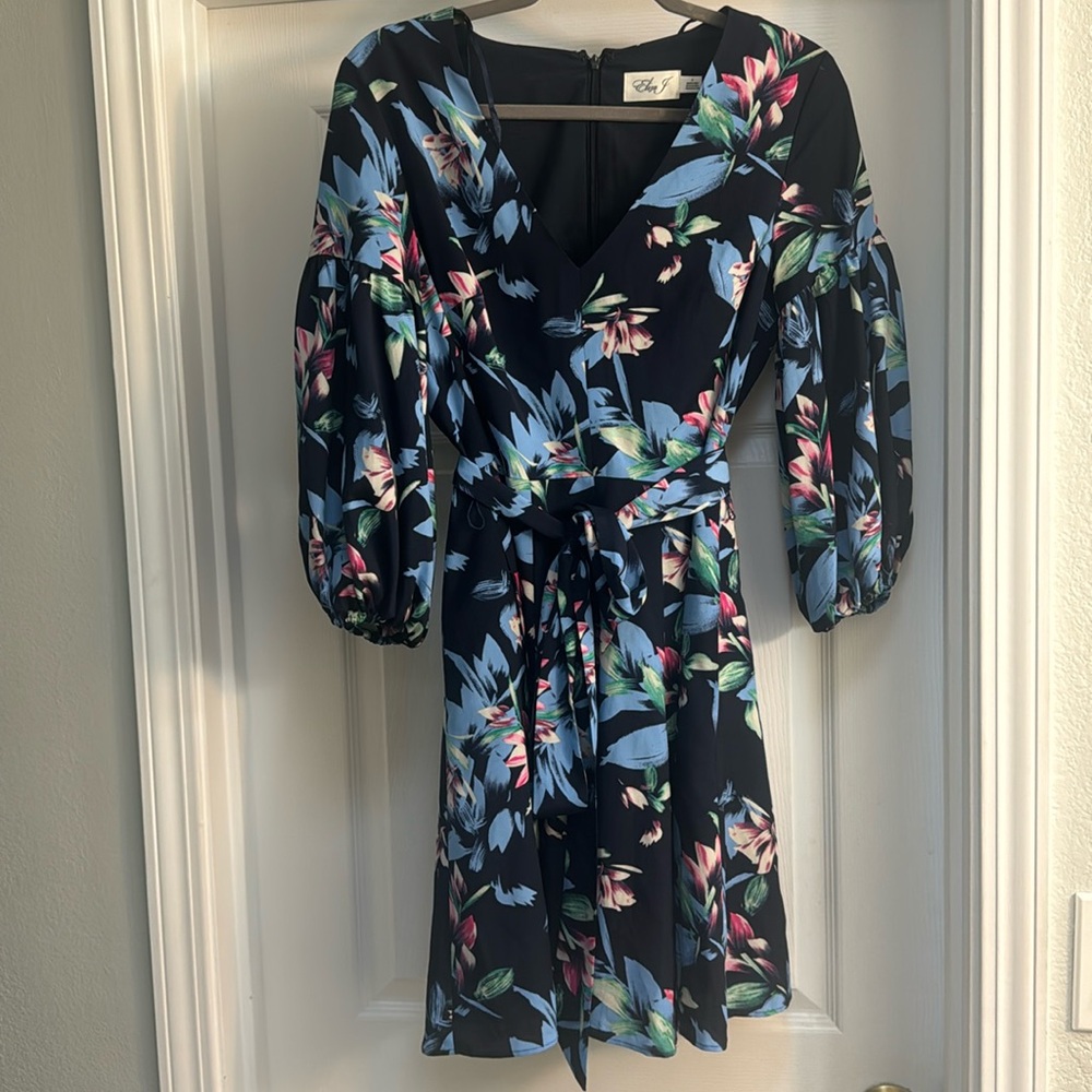 Beautiful pocketed dress, belt comes off